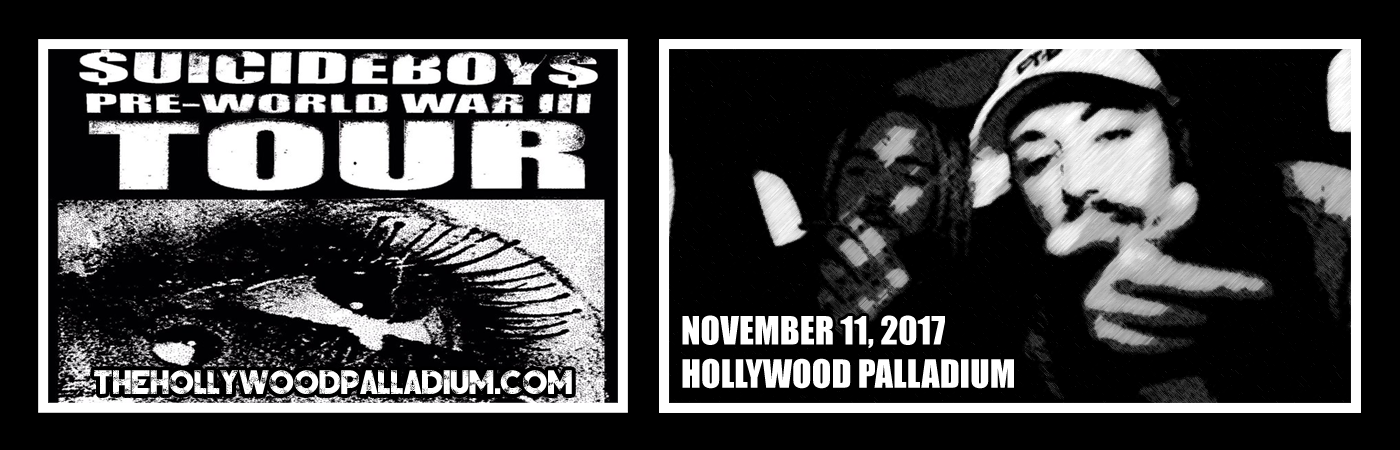 Suicideboys at Hollywood Palladium tickets Suicideboys at Hollywood Palladium