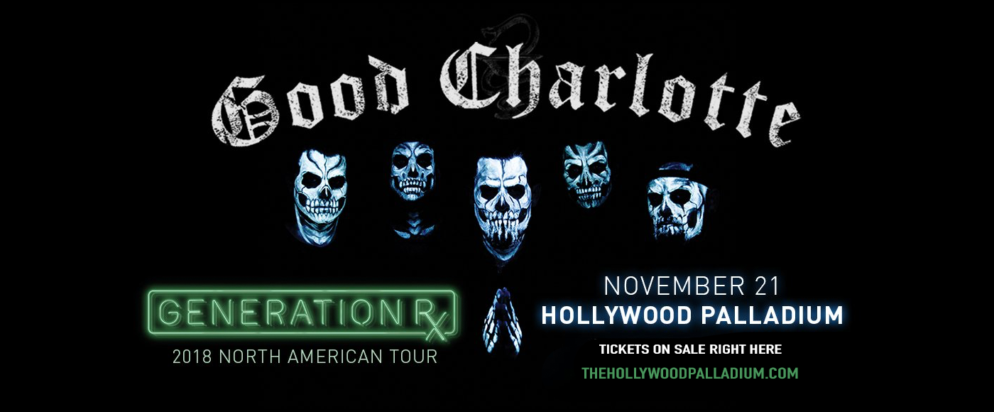 Good Charlotte at Hollywood Palladium tickets Good Charlotte at Hollywood Palladium