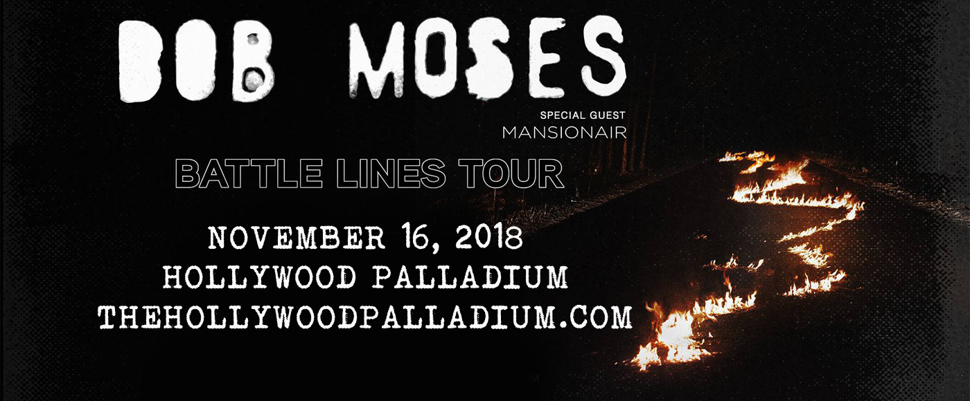 Bob Moses at Hollywood Palladium tickets Bob Moses at Hollywood Palladium