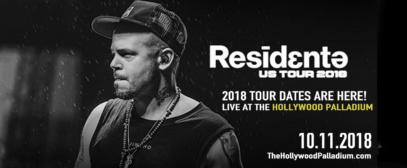 Residente Tickets 11th October Hollywood Palladium