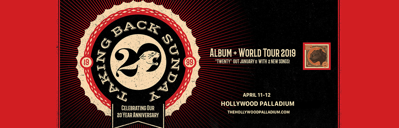 Taking Back Sunday at Hollywood Palladium tickets Taking Back Sunday at Hollywood Palladium