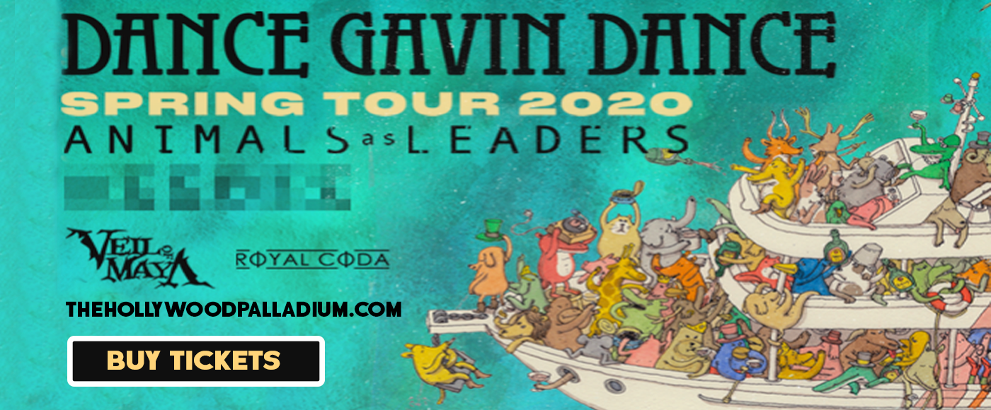 Dance Gavin Dance at Hollywood Palladium tickets Dance Gavin Dance at Hollywood Palladium