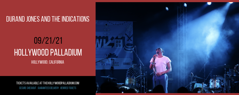 Durand Jones and The Indications at Hollywood Palladium tickets Durand Jones and The Indications at Hollywood Palladium