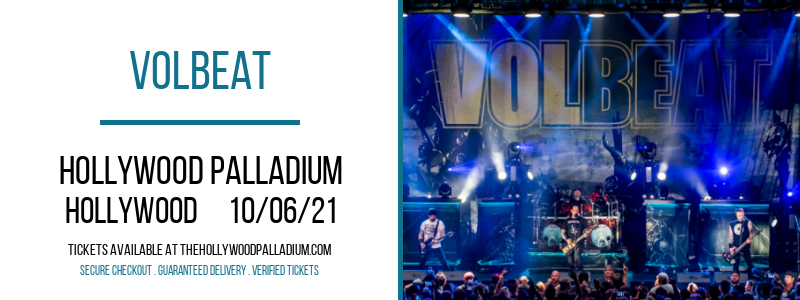 Volbeat at Hollywood Palladium tickets Volbeat at Hollywood Palladium
