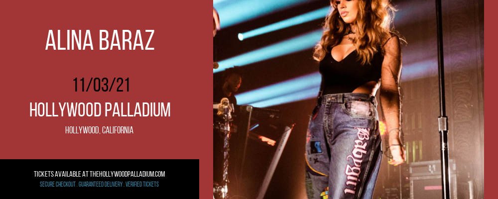 Alina Baraz at Hollywood Palladium tickets Alina Baraz at Hollywood Palladium