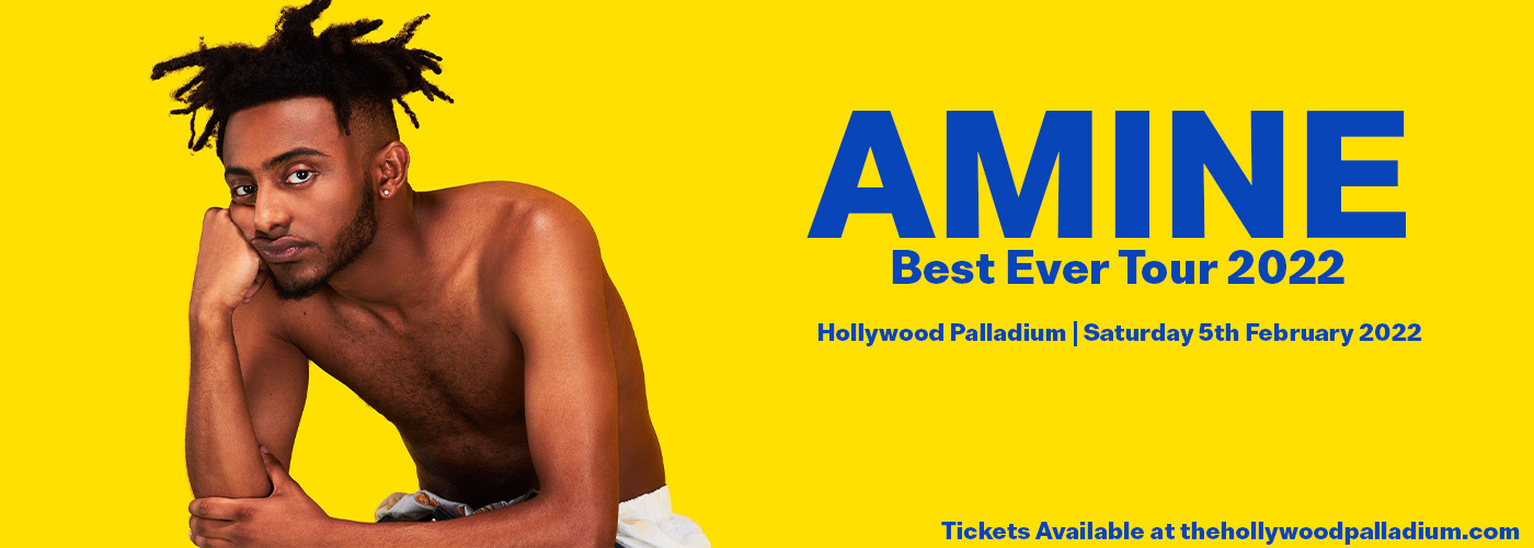 Amine at Hollywood Palladium tickets Amine at Hollywood Palladium