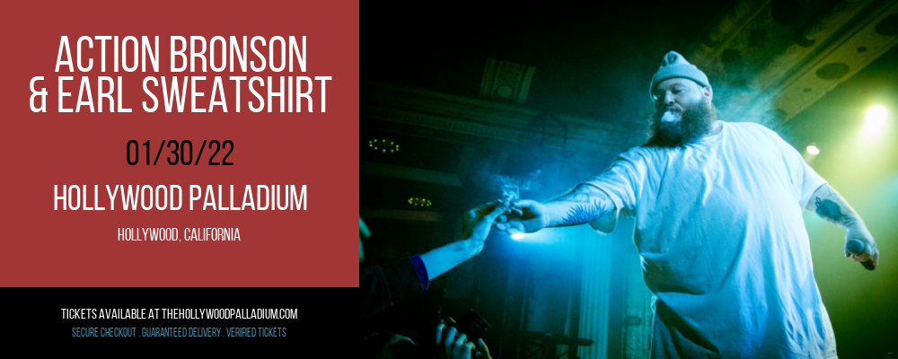 Action Bronson & Earl Sweatshirt at Hollywood Palladium tickets Action Bronson & Earl Sweatshirt at Hollywood Palladium
