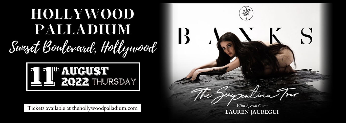 Banks & Lauren Jauregui at Hollywood Palladium tickets Banks & Lauren Jauregui at Hollywood Palladium