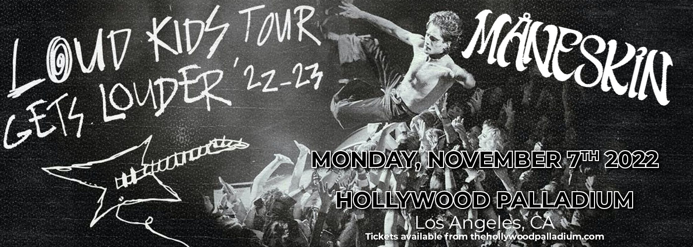 Maneskin: Loud Kids Tour at Hollywood Palladium tickets Maneskin: Loud Kids Tour at Hollywood Palladium