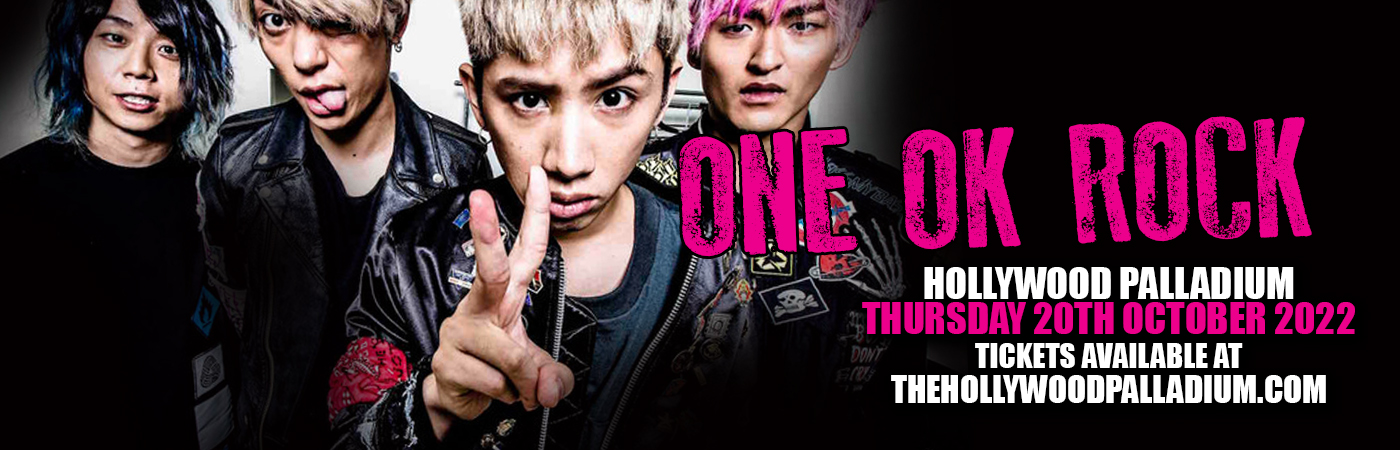 One Ok Rock at Hollywood Palladium tickets One Ok Rock at Hollywood Palladium