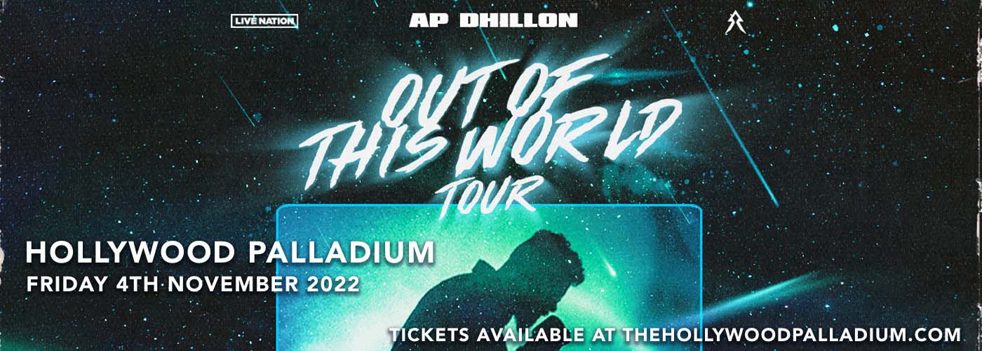 AP Dhillon at Hollywood Palladium tickets AP Dhillon at Hollywood Palladium