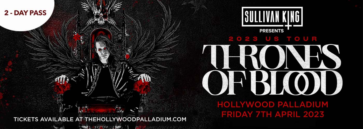 Sullivan King - 2 Day Pass at Hollywood Palladium