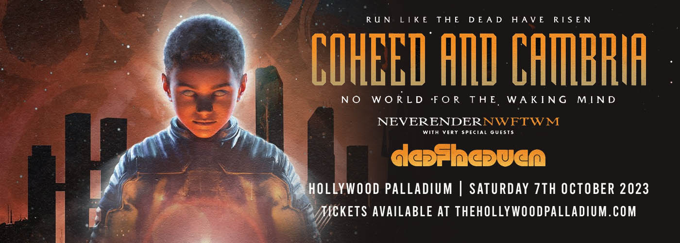 Coheed and Cambria at Hollywood Palladium tickets Coheed and Cambria at Hollywood Palladium