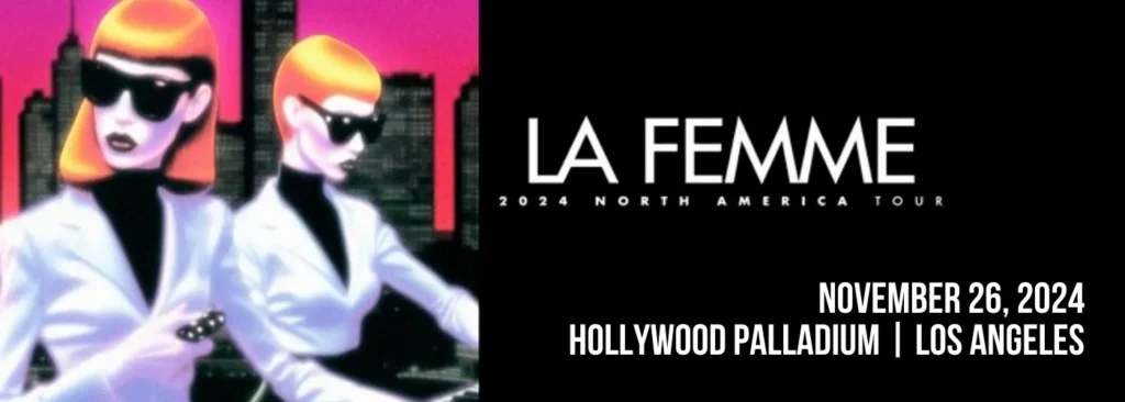 La Femme - Band at Hollywood Palladium