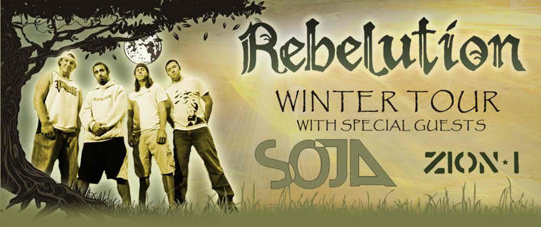 Rebelution Winter Green Tours 2013