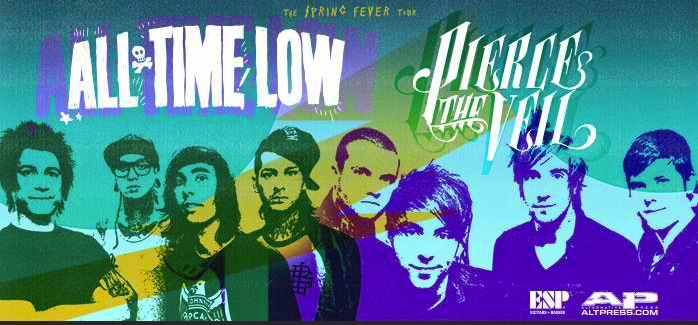 ALL TIME LOW and PIERCE THE VEIL – Spring Fever Tour