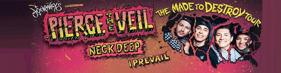 Pierce The Veil, Neck Deep & I Prevail