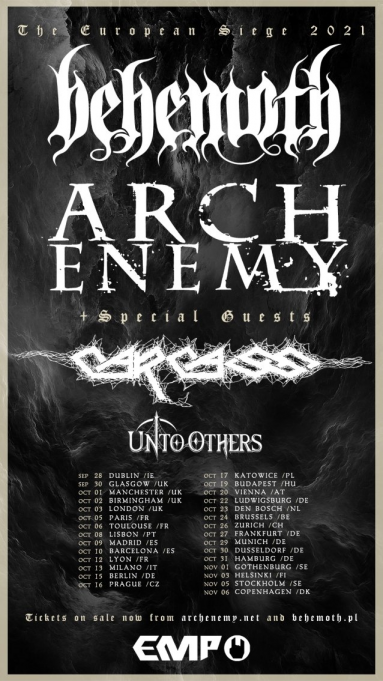 Arch Enemy & Behemoth at Hollywood Palladium