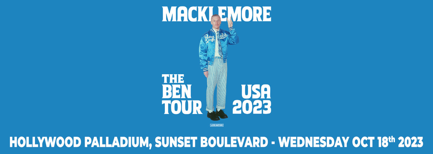 Macklemore at Hollywood Palladium tickets Macklemore at Hollywood Palladium