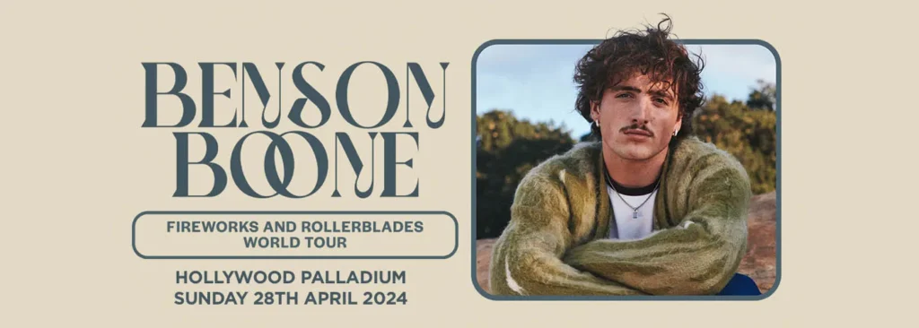 Benson Boone at Hollywood Palladium