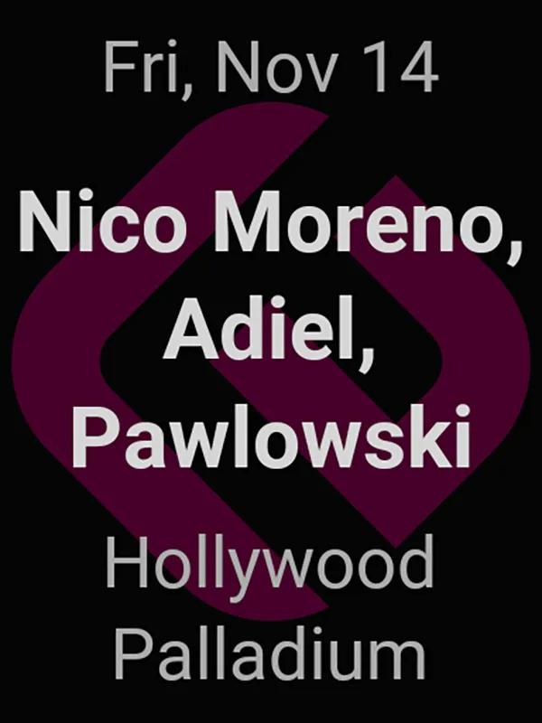 Nico Moreno tickets