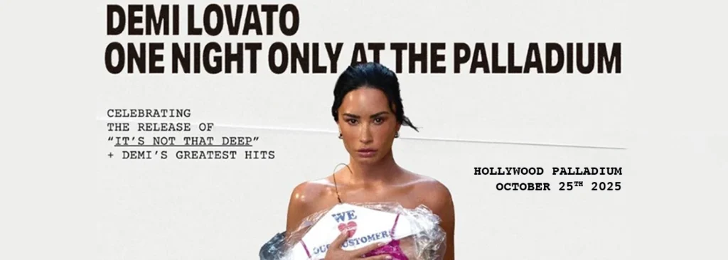 Demi Lovato at Hollywood Palladium