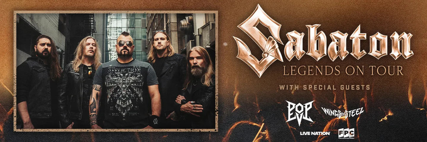 Sabaton, Pop Evil &amp; Wings of Steel