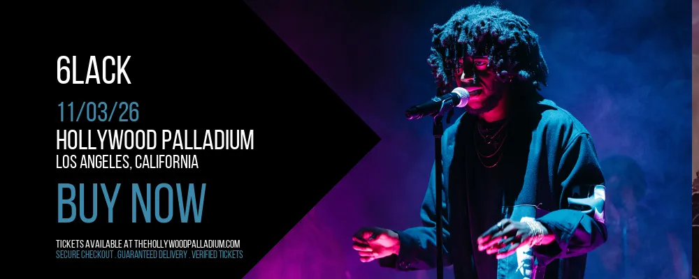 6LACK at Hollywood Palladium