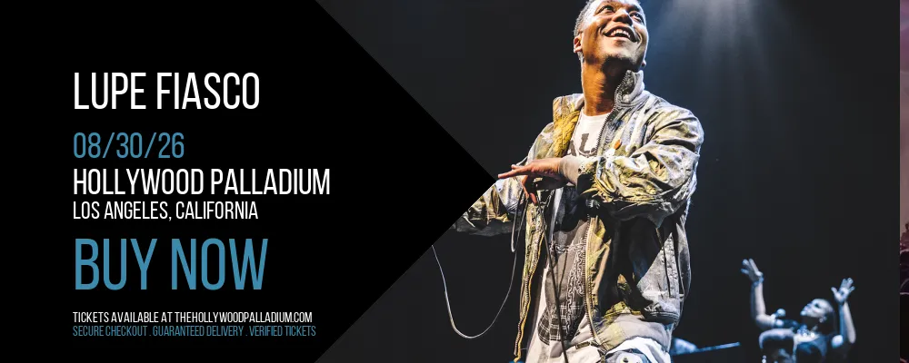 Lupe Fiasco at Hollywood Palladium